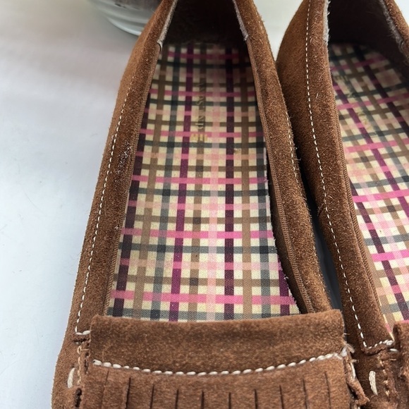 Lands’ End Tan Suede Slip In Loafer Sz 8. MCL1871D - Picture 3 of 9